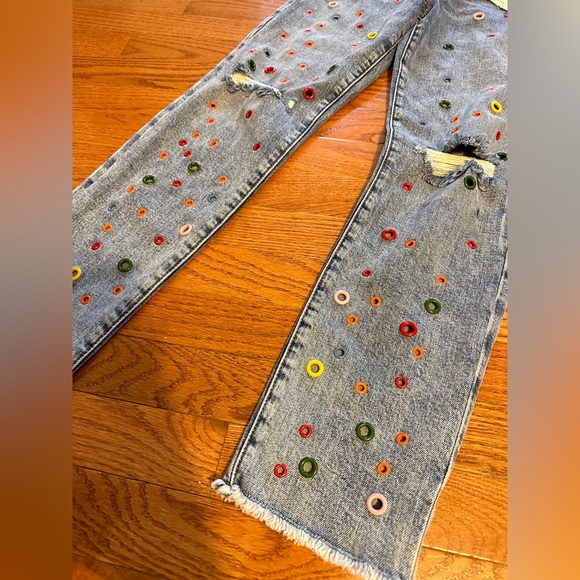 NWT Alice+Olivia LA ankle cropped jeans - Picture 4 of 9